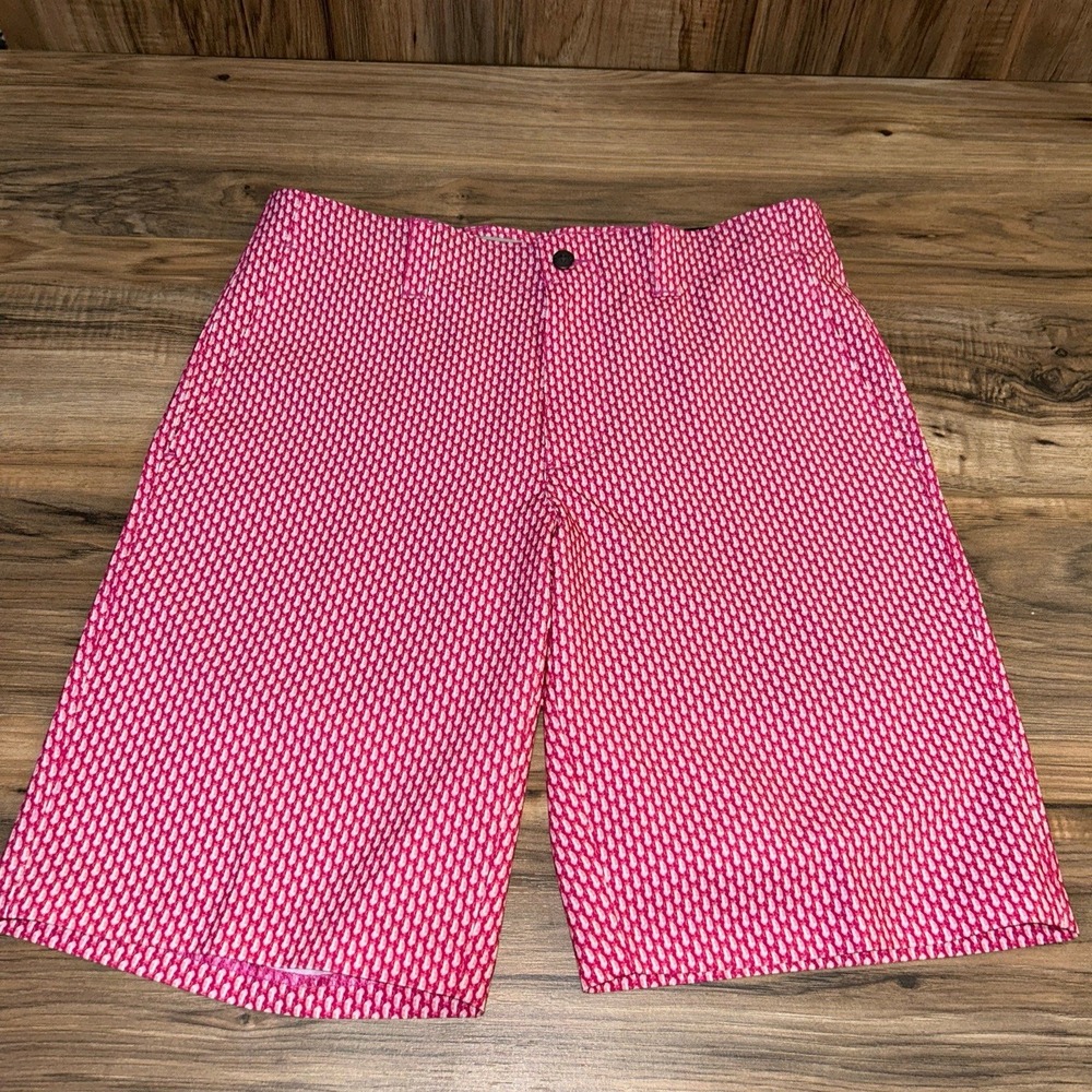 Size 30 Callaway Mens Golf Shorts‎  Opti Dri Stretch Geometric Print All Over